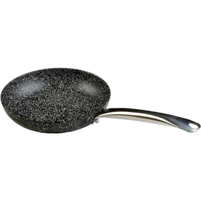 Imagen de WECOOK! Granite Sartén Aluminio Forjado 28 cm, Inducción Completa, Antiadherente Ecológico Piedra sin PFOA, Mango Acero Profesional, Apta Todas las Cocinas, Vitrocerámica, Gas, Horno