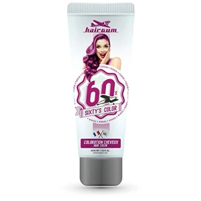 Imagen de Hairgum Sixty&#039;s Coloración semi permanente 60 ml Fushia