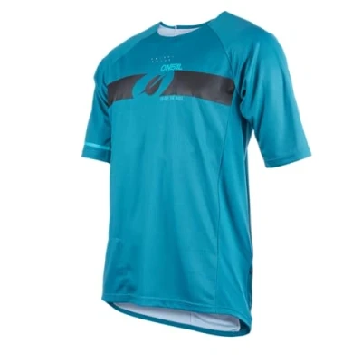 Imagen de O&#039;NEAL Maillot MTB DH Downhill FR Freeride Material Transpirable, Costuras Planas para Mayor Comodidad Pin it Jersey V.22 Adulto Azul petróleo Talla S