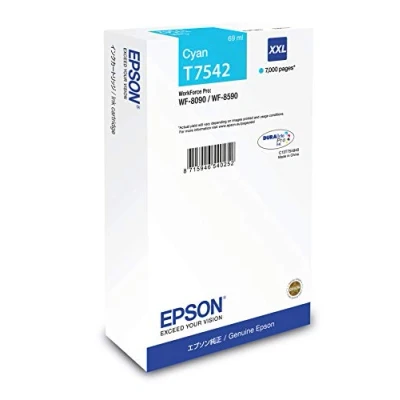 Imagen de Cartucho De Tinta Cian Epson T7542 C13t754240