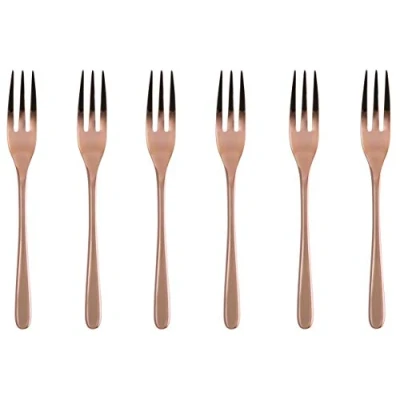 Imagen de Sambonet Cake Forks Taste Copper 6 Pieces