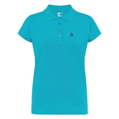 Imagen de S&amp;C Polo de Mujer Manga Corta Custom Fit Ligeramente Entallado Ribete y Cuello Acanalado Fabricado en Algodón España