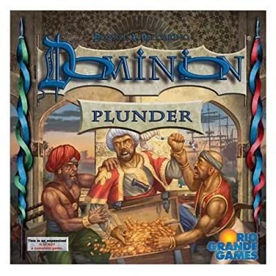 Imagen de Rio Grande Games Dominion: Plunder Expansion juego de cartas estrategia, exploración marina y saqueo, juegos Río Grande, para edades 14 años en adelante, 2 4 jugadores, tiempo