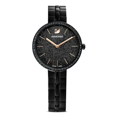 Imagen de Swarovski Reloj Cosmopolitan, Brazalete de metal, Negro, PVD negro