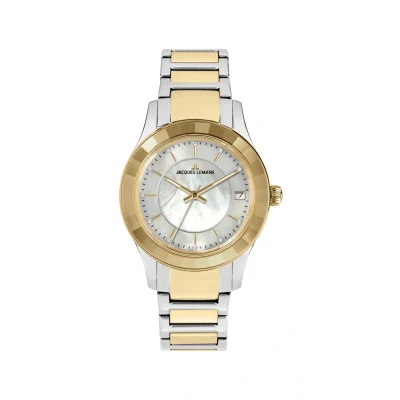 Imagen de JACQUES LEMANS Venice 1 2194F Reloj de pulsera para mujer con correa metal, Bicolor.