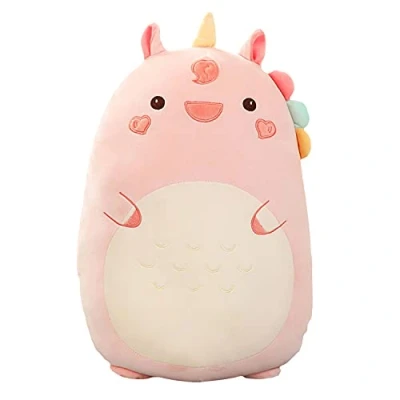 Imagen de Almohada para Abrazar de Felpa Dinosaurio, Lindo Animal Peluche, Juguete Suave Dibujos Animados, Dormir Niños (60cm/23.62in, Unicorn)