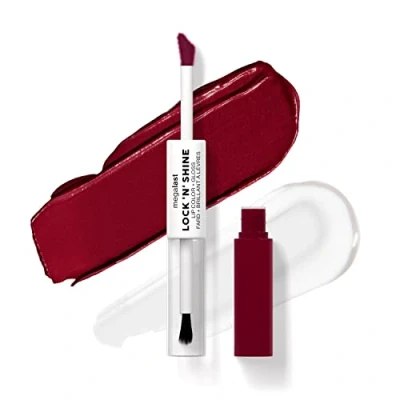Imagen de Wet n Wild Megalast Lock n&#039; Shine, Dual Ended Lip Color and Clear Gloss, Vitamin E Jojoba Oil Enriched Formula, Sizzling Siren Shade
