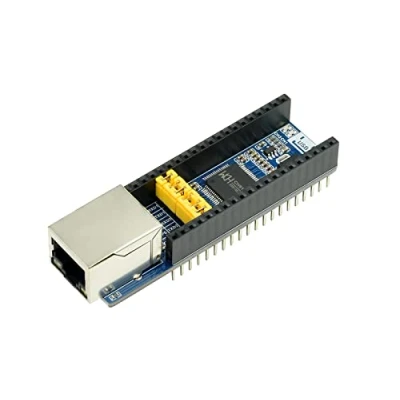 Imagen de Waveshare Ethernet To UART Converter for Raspberry Pi Pico,Supports 2 CH Data Transparent Transmission, 10/100M Ethernet,Full Duplex or Half Communication