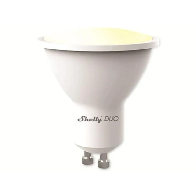 Imagen de Shelly Duo RGBW GU10, Bombilla Inalámbrica Con Monitoreo De Consumo Funciones Oscurecimiento y Color, Automatización Del Hogar, iOS Android App, Compatible Alexa Google Home