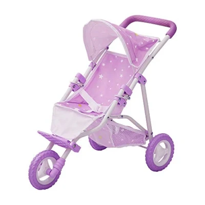 Imagen de Cochecito de Muñecas Juegete Carrito Bebé Púrpura Olivias World OL 00006