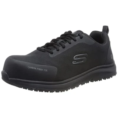 Imagen de Skechers Ulmus SR Safety Toe, Zapatillas Hombre, Black/Charcoal, 42 EU