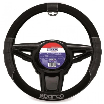 Imagen de SPARCO SPORT LINE SPC1108 Funda cubierta para el volante negro/gris 39