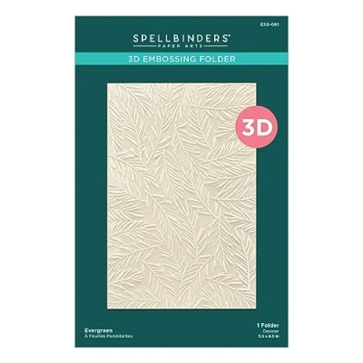 Imagen de Spellbinders Evergreen Carpeta de grabado en relieve 3D The Sealed for Christmas Collection
