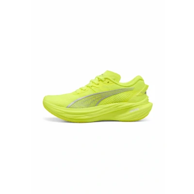Imagen de Puma Deviate Nitro Zapatillas running asfalto Yellow alert silver, Mujer, Talla: 42.5, silver Zapatos
