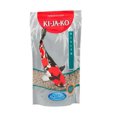 Imagen de KI JA KO Health alimento Completo para Carpas koi con actigenos, germen de Trigo, bajo en energia, la alimentacion Post Invernal y Apoyo inmunitario 500 g / 6 mm