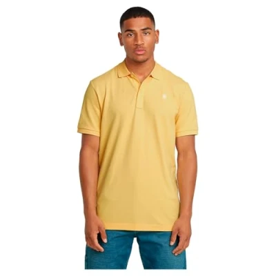 Imagen de G Star para Hombre Polo Dunda Slim, Amarillo (lt Buff Yellow D11595 5864 3910), M