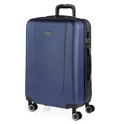 Imagen de ITACA Maletas Medianas Maleta Mediana 4 Ruedas, Viaje Mediana, De Viaje, Mediana. Candado con combinacion, Azul Marino Antracita