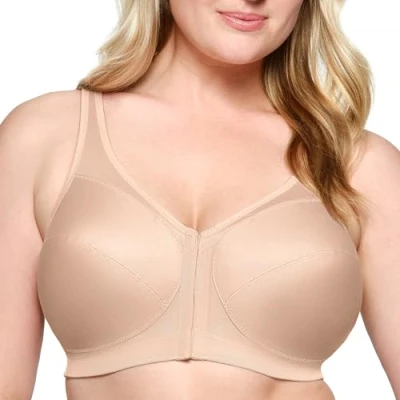 Imagen de Glamorise Magic Lift Front Close Posture Support Bra, Sujetador para Mujer, Beige 135C