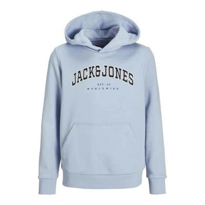 Imagen de Jack &amp; Jones Junior Jjecaleb Varsity HOOD Jersey con capucha para niños, Talla: 16a, Chambray blue