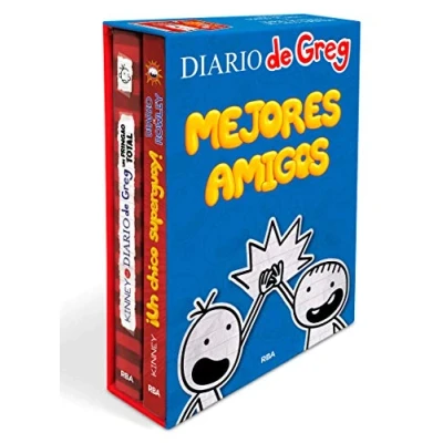Imagen de Diario de Greg Mejores amigos (estuche con: Un pringao total ¡Un chico super guay!) (Universo Greg)