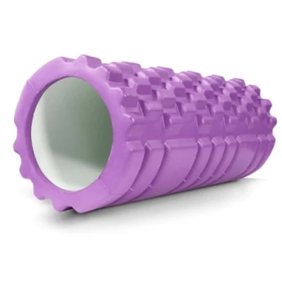 Imagen de Mobiclinic® Fitness, Rodillo de masaje muscular, FitRoller, Gomaespuma y Goma EVA, 14x33 cm, Pilates, Yoga, Estiramientos, Portátil, Uso multifuncional, Foam Roller, 3 Niveles intensidad