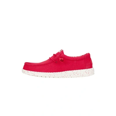 Imagen de Heydude Wally Stretch Zapatos con cordones, Hombre, Talla: 43, Savvy red