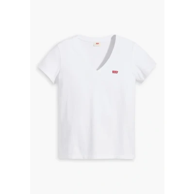Imagen de Levi&#039;s Perfect Vneck Camiseta estampada, Mujer, Talla: XXS, White