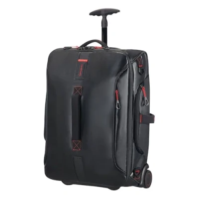 Imagen de Samsonite Paradiver Light con Ruote, Bolsa de Viaje Ruedas para Unisex, Negro, S (55cm 48.5L)