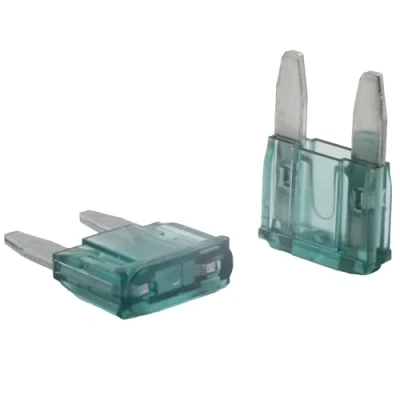 Imagen de SeKi Mini fusibles planos 1 A negro; fusible para coche, 32 V/CC, planos, barcos, remolques, camiones, caravanas, 5 unidades