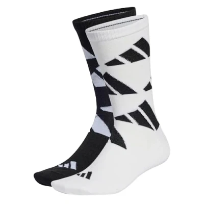Imagen de ADIDAS HT3462 CRW LOGOLOVE 2P Socks Unisex Adult white/black Tamaño KS