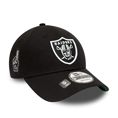 Imagen de New Era Las Vegas Raiders Basecap NFL Kappe Cap verstellbar American Football Schwarz Sidepatch One Size