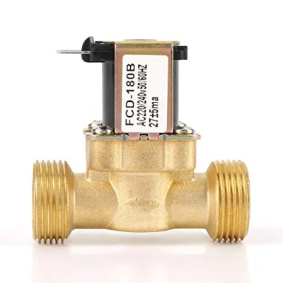 Imagen de Válvula solenoide,Fydun entrada de agua G3/4 2 vías N/C solenoide eléctrica cerrada normal AC 220/240V FCD 180B