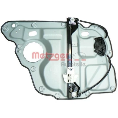 Imagen de Metzger Elevalunas Atrás derecha eléctrico con placa soldada sin electromotor 2160125 VOLKSWAGEN: Touran I