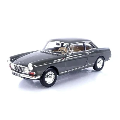 Imagen de Norev NV184834 1:18 Peugeot 404 Coupé 1967 Modelo Coleccionable Gris Grafito, Multicolor