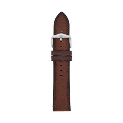 Imagen de Fossil Correa para hombre LiteHide de piel marrón, 22 mm, S221498, Casual
