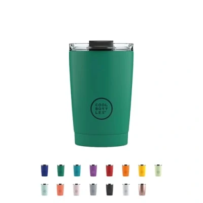 Imagen de Termo Café Bebidas Calientes 5 Horas y Frías 10 330 ml Vaso Térmico de Acero Inoxidable Libre BPA Tapa Hermética Diseño Antimanchas Vivid Quetzal Cool Bottles
