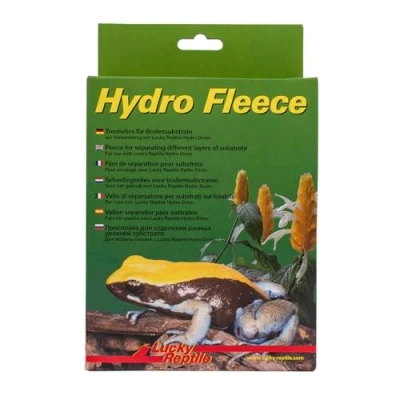 Imagen de Lucky Reptile Hydro Fleece 200x50 cm en combinación con Drain Capa de Drenaje para terrarios y Cultivo hidropónico versátil Apto Todos los tamaños