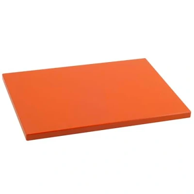 Imagen de Metaltex Tabla Profesional de Cocina Corte, Polietileno, color Mandarina, 38 x 28 1,5 cm