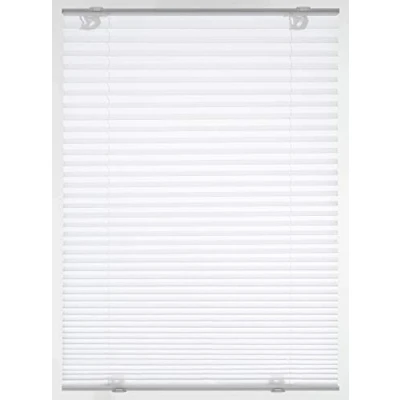 Imagen de GARDINIA Estor plisado Solo para claraboyas sin taladrar, Con ventosas, opaca, Incl. todas las piezas de montaje, Blanco, 36,3 x 80 cm