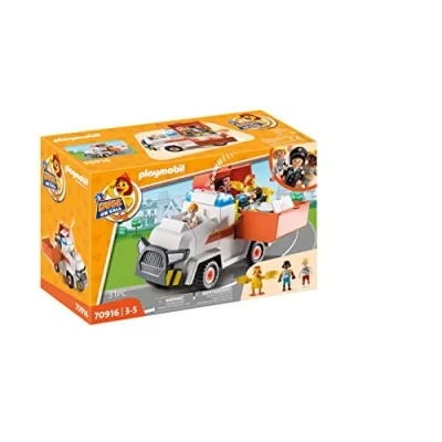 Imagen de PLAYMOBIL 70916 Duck on Call Vehículo de Emergencia Ambulancia, con luz y Sonido, Juguetes para niños a Partir 3 años, Multicolor