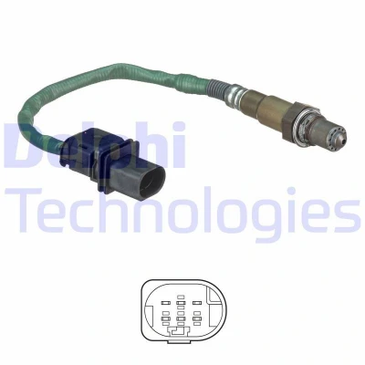Imagen de DELPHI ES20551 12B1 Sonda lambda de banda ancha, térmico MERCEDES BENZ: Clase C Berlina, E CLK Coupé
