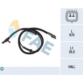 Imagen de Sensor, revoluciones de rueda FAE 78031