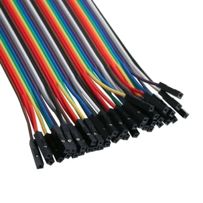 Imagen de CABLEPELADO Cable Dupont 40 pines, alambre Puente Cables para Placas Prototipo, Arduino Raspberry Pi, Breadboard, Hembra a