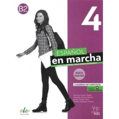 Imagen de Español en marcha 4 Nueva edición. Cuaderno de ejercicios: ejercicios + licen