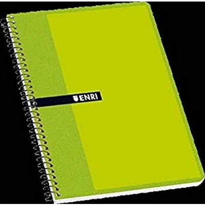 Imagen de Enri 100430109 Cuaderno 4º pautado de tapa blanda con margen, 80 hojas, multicolor