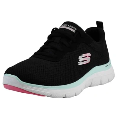 Imagen de Skechers Wide Fit FLEX Appeal 4.0 Zapatillas, Mujer, Talla: 38.5, Black Zapatos