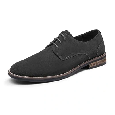 Imagen de Bruno Marc Zapatos de Cordones Zapatillas Vestir Oxfords Clásico Formales Derby para Hombre Gris URBAN 08 E Talla 47 (EUR)