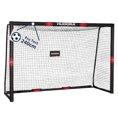 Imagen de HUDORA Portería de fútbol Pro Tect Gran para niños y adultos acolchada con red