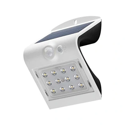 Imagen de Goobay Aplique Solar LED con Detector de Movimiento, 1.5 W, Blanco, 7.9x12x9.6 cm