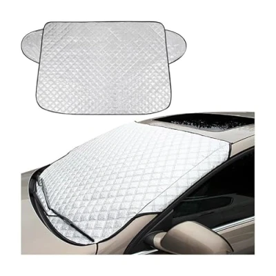 Imagen de GTFRFD Protector Hielo Parabrisas, para Seat Ibiza FR S 6J Protección del Parabrisas en Invierno, Funda Plegable Parabrisa Delantero